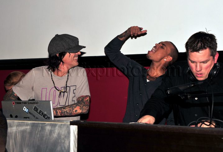 Chris Brown and Tommy Lee Bad Boys Together! - Mavrixphoto Photo-Journalism