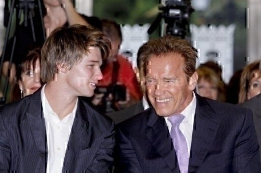 Arnold And Patrick Schwarzenegger Madrid_10_7_11_01