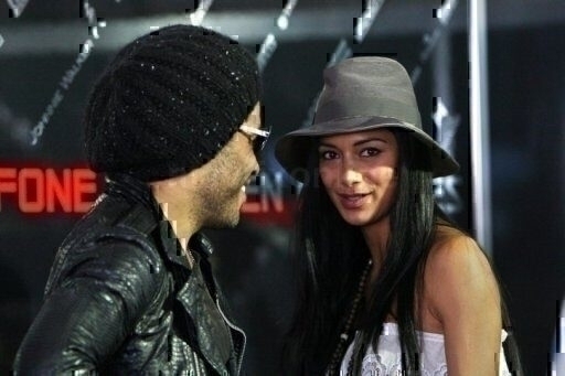 Lenny Kravitz and Nicole Scherzinger