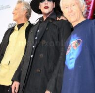 Marilyn Manson with Ray Manzarek and Robby Krieger