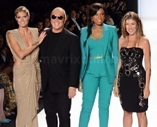 Heidi Klum Jennifer Hudson Nina Garcia Michael Kors