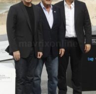 John Travolta, Director Oliver Stone and Benicio Del Toro