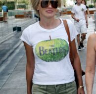 Sharon Stone Beatles T Shirt