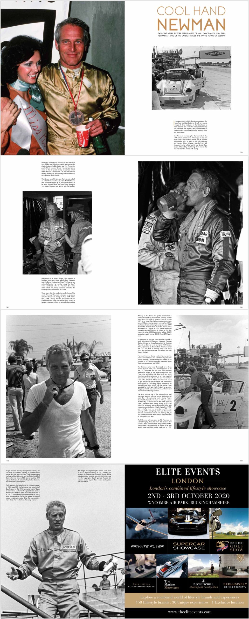 Paul Newman 7 Page Eclusive