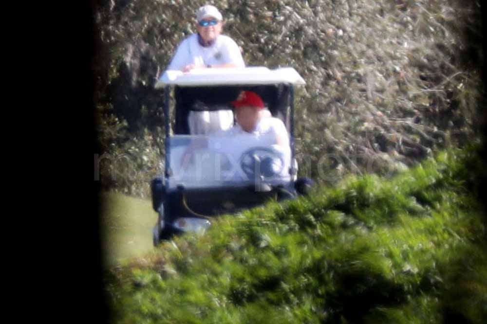 Trump Golfs After Inauguratiion Day