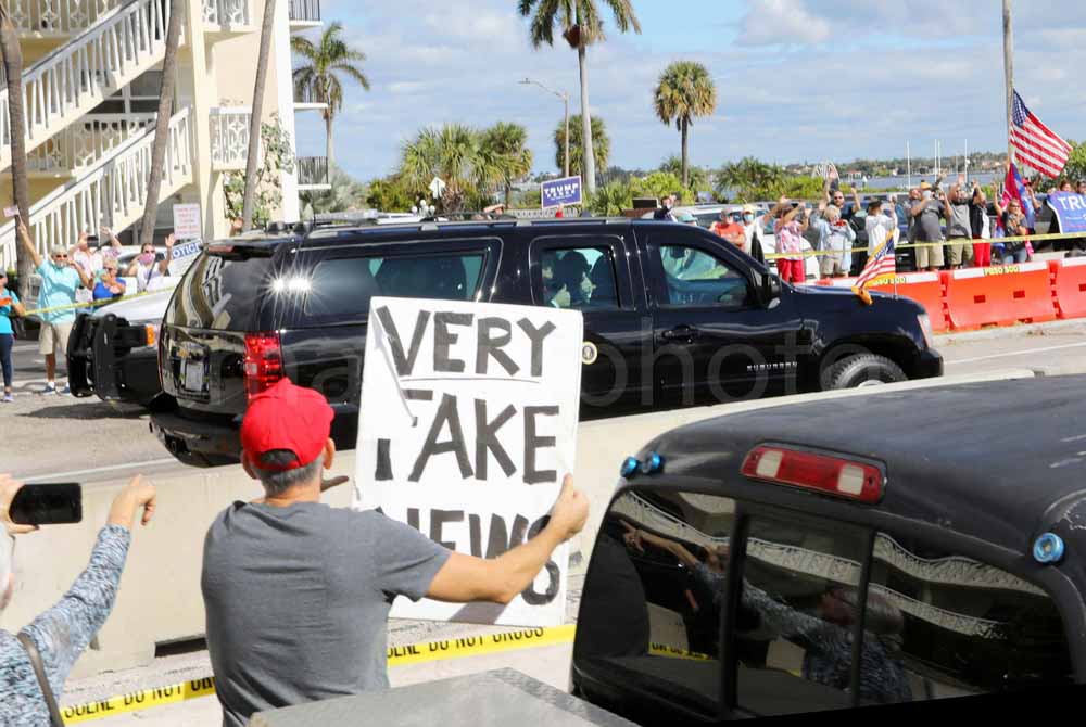 Trump Palm Beach Motorcade Atmosphere