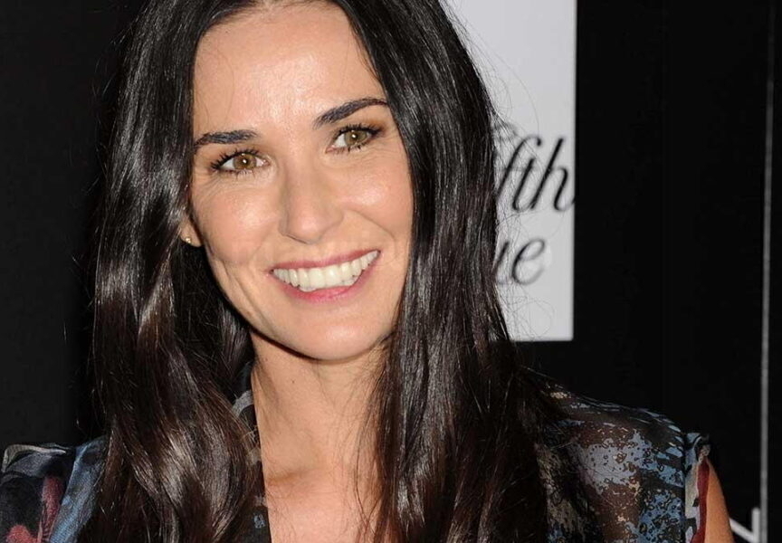 Demi Moore Smiling