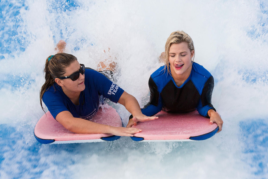 DWTS Witney Carson Surfs